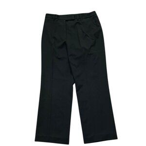 Brooks Brothers Black Wool Trousers Pants Womens Size 10 Career Classic